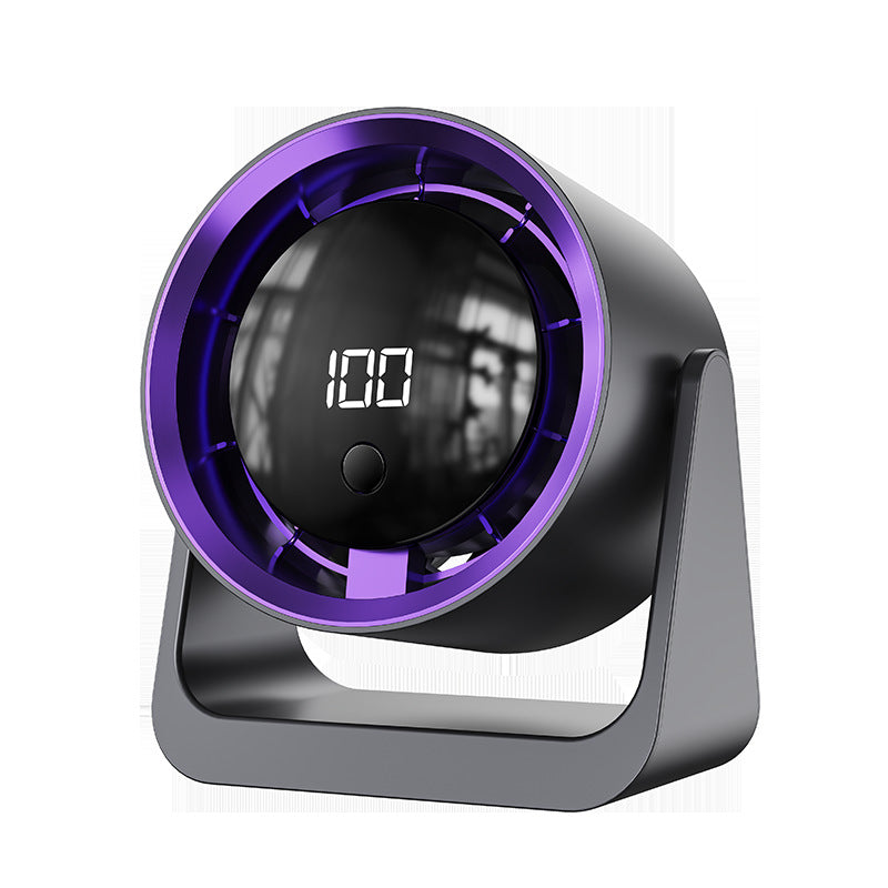 R-F022(105° Adjustable Tilt & 4000mAh Rechargeable Battery,Display Electricity in Real Time,Wall-Mounted Portable Fan for Home, Office, Travel )