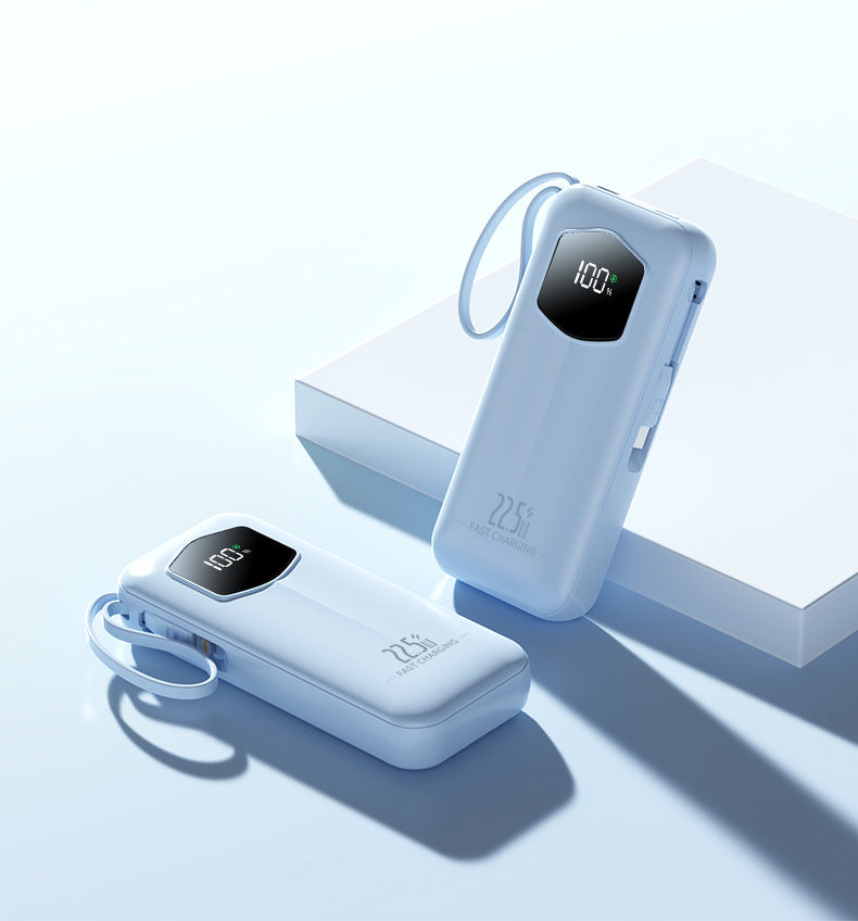 R-YM1122 (10000 mAh 22.5W Battery Pack with USB-C in&Out LED Display)