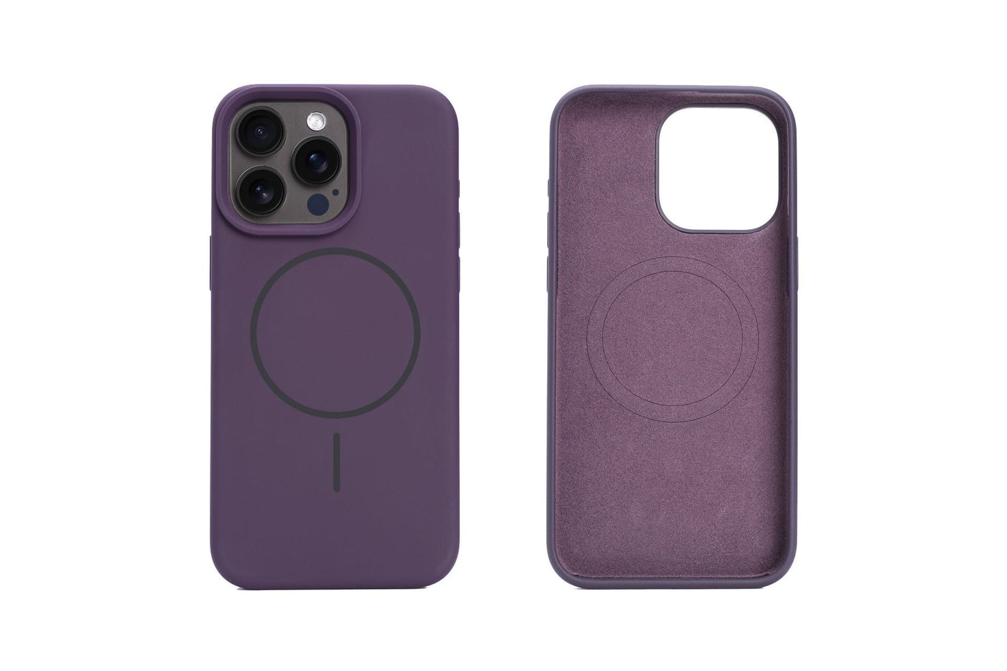 Liquid Silicone Case(Royal Amethyst)16promax