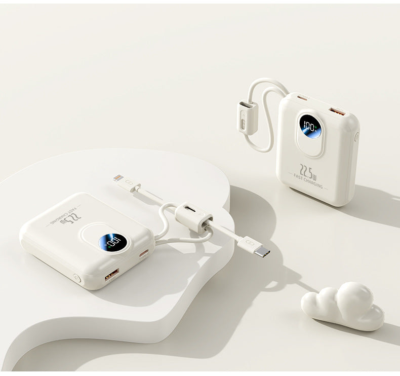 R-398 (10000 mAh 22.5W Battery Pack with USB-C in&Out LED Display)