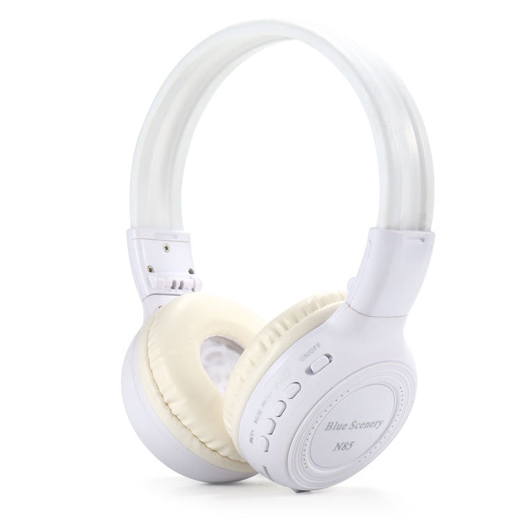 R-N85 (Wireless Headphones Bluetooth Over The Ear Headset with Microphone,4H Playtime)