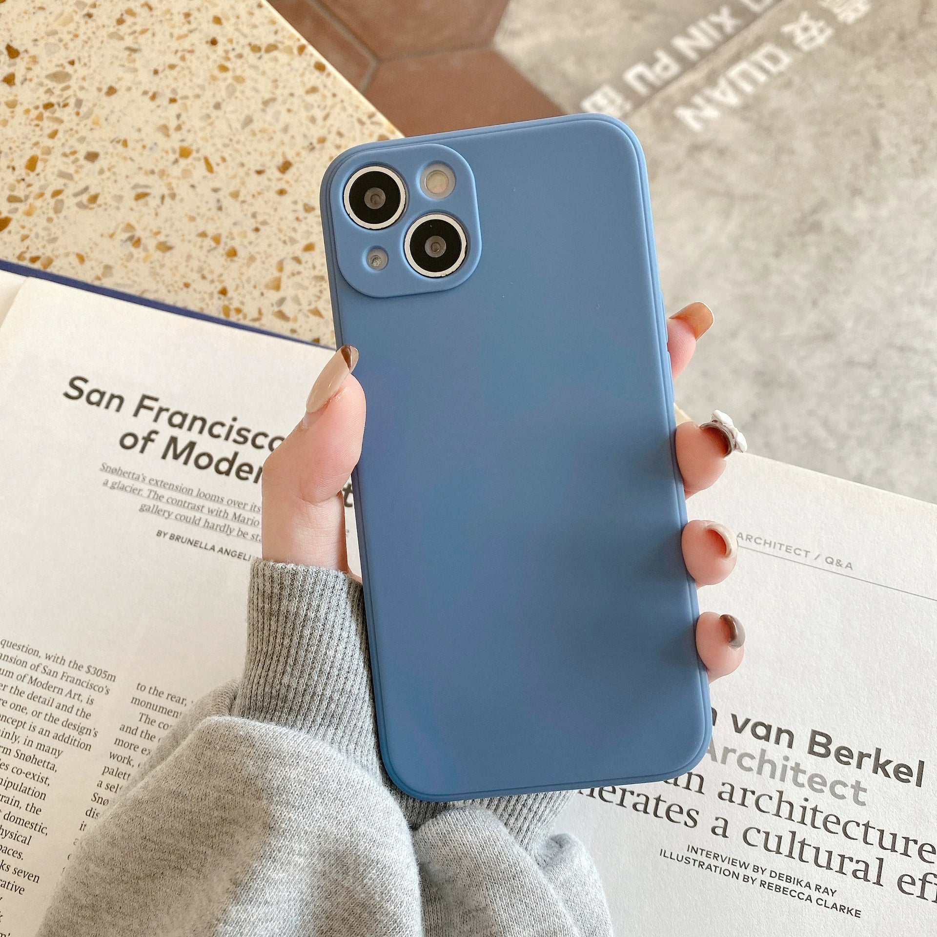 iPhone 11 Plus Back Cover Case (TPU) Lavender Gray