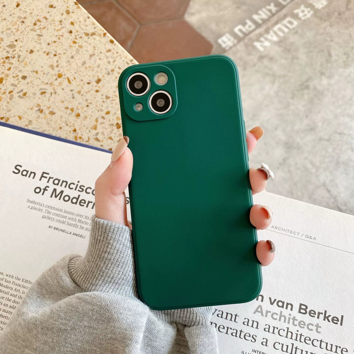 iPhone 11 Back Cover Case (TPU) Pine Green