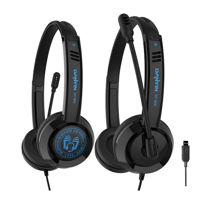 DT326 （Noise Isolation Corded for 3.5mm Jack Ear Buds,Wired Headphones,USB plug）