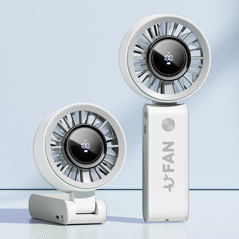 R-F137 (Handheld Portable Turbo Fan [8H Max Cooling Time], 4000mAh Type-C,Travel/Summer/Concerts/Lash, Gifts for Women)