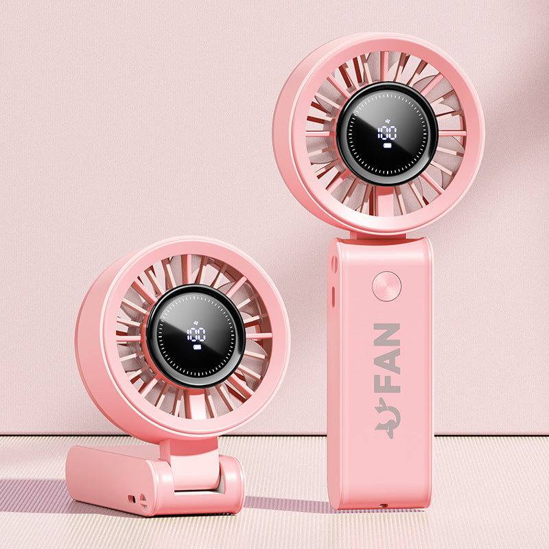 R-F137 (Handheld Portable Turbo Fan [8H Max Cooling Time], 4000mAh Type-C,Travel/Summer/Concerts/Lash, Gifts for Women)