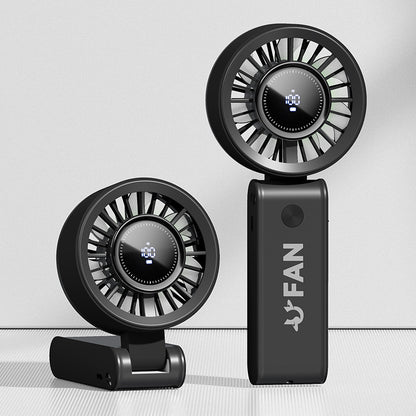 R-F137 (Handheld Portable Turbo Fan [8H Max Cooling Time], 4000mAh Type-C,Travel/Summer/Concerts/Lash, Gifts for Women)