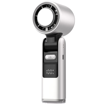 R-F138 (Handheld Portable Turbo Fan [8H Max Cooling Time], 4000mAh Type-C,Display Electricity in Real Time)