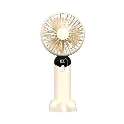 R-FG11 (Handheld Portable Turbo Fan [5H Max Cooling Time], 2000mAh,Display Electricity in Real Time,6-speed levels)