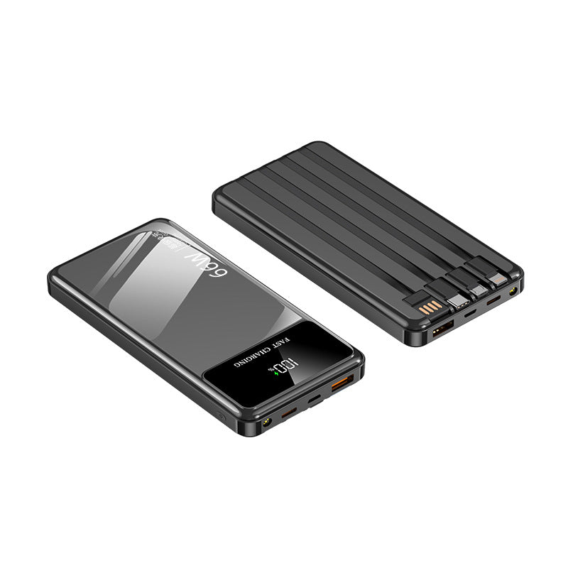 R-B66 (10000 mAh 22.5W Battery Pack with USB-C in&Out LED Display)