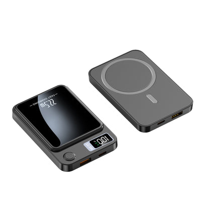 R-BS 120 PRO (10000 mAh 22.5W Battery Pack with USB-C in&Out LED Display,22.5W PD Fast Charging)