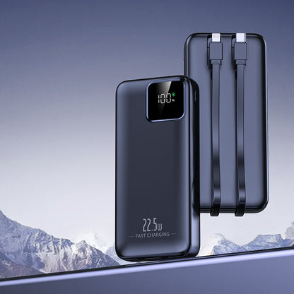 R-CK005 (10000 mAh 22.5W Battery Pack with USB-C in&Out LED Display)
