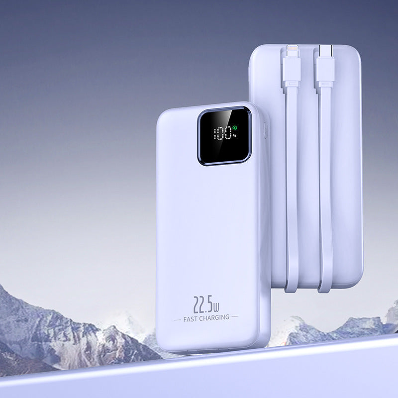 R-CK005 (10000 mAh 22.5W Battery Pack with USB-C in&Out LED Display)