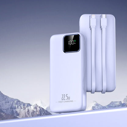 R-CK005 (10000 mAh 22.5W Battery Pack with USB-C in&Out LED Display)