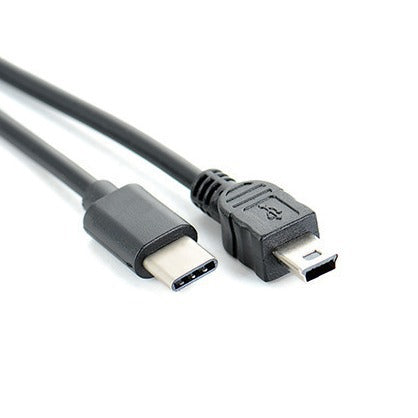 <0.5m Type-C Male to Mini Male R-mini usb