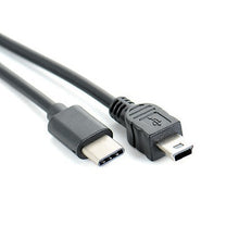 <0.5m Type-C Male to Mini Male R-mini usb