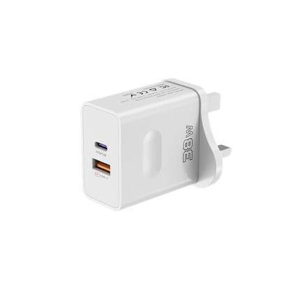 PD + QC3.0,38Wcharge head,5V/3A max（YOUXIN）