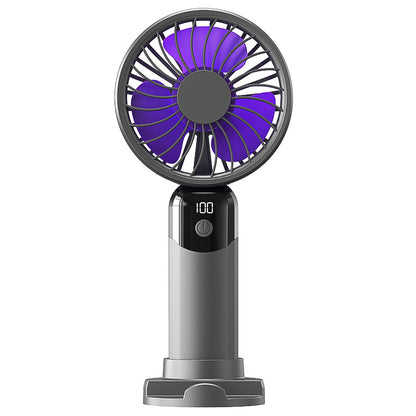 C125  (Handheld Portable Turbo Fan [8H Max Cooling Time], 2000mAh ,Display Electricity in Real Time,Travel/Summer/Concerts/Lash)