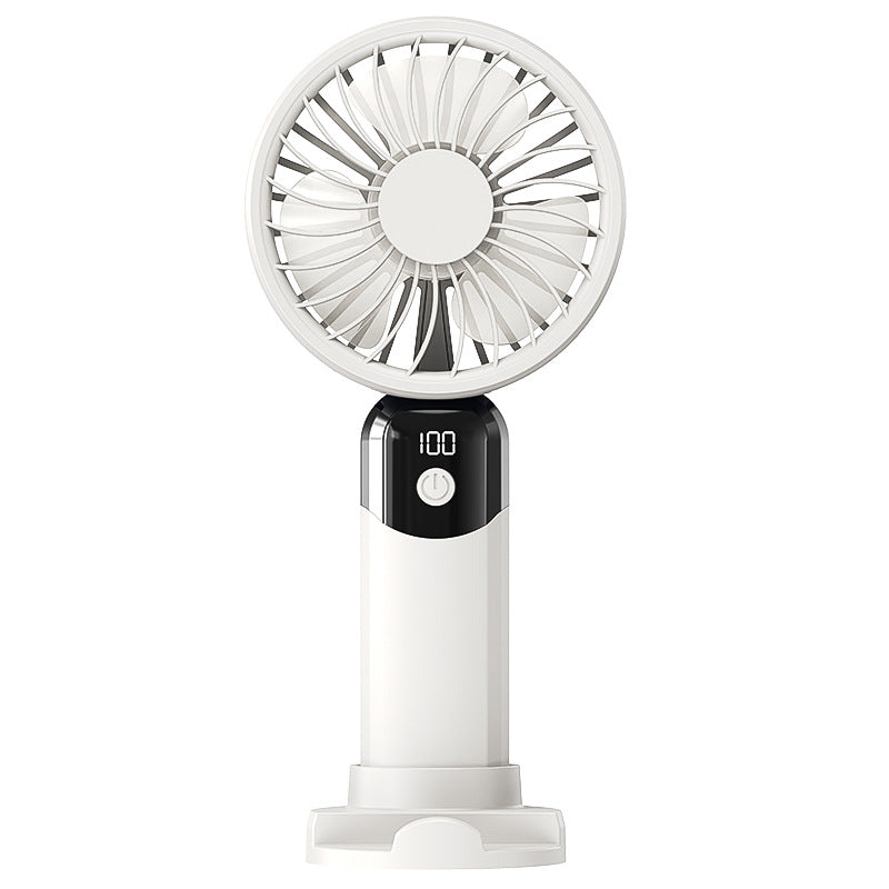 C125  (Handheld Portable Turbo Fan [8H Max Cooling Time], 2000mAh ,Display Electricity in Real Time,Travel/Summer/Concerts/Lash)