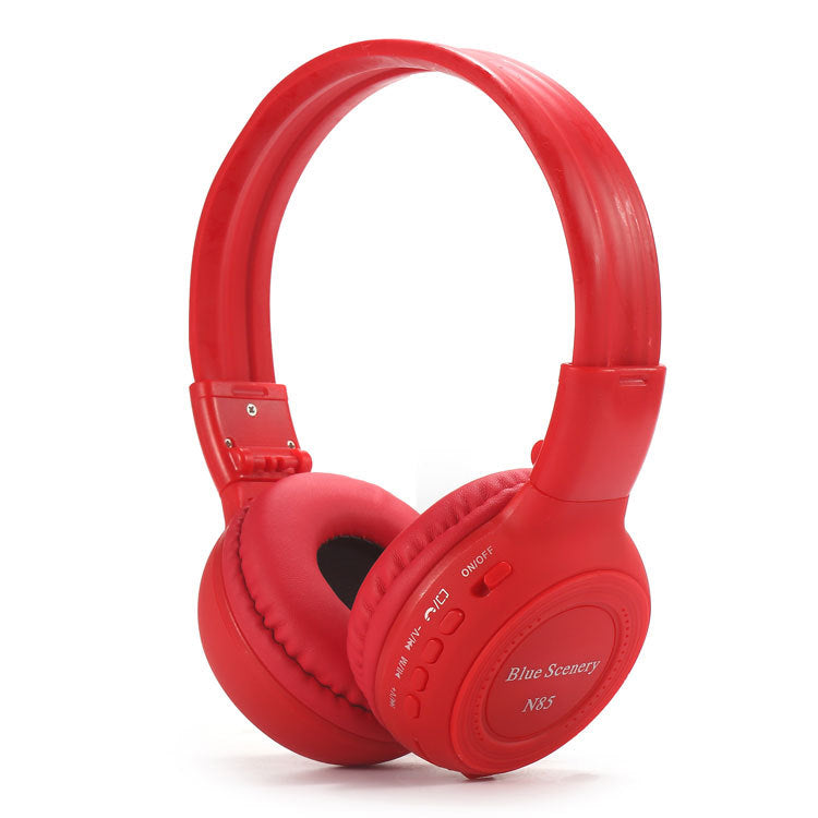 R-N85 (Wireless Headphones Bluetooth Over The Ear Headset with Microphone,4H Playtime)