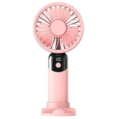 C125  (Handheld Portable Turbo Fan [8H Max Cooling Time], 2000mAh ,Display Electricity in Real Time,Travel/Summer/Concerts/Lash)
