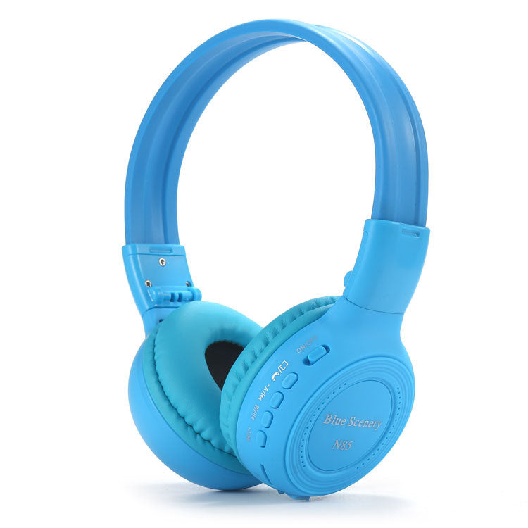 R-N85 (Wireless Headphones Bluetooth Over The Ear Headset with Microphone,4H Playtime)