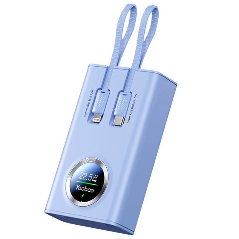 CSD23WA2 (20000 mAh 22.5W Battery Pack with USB-C in&Out LED Display,PD QC Fast Charging)