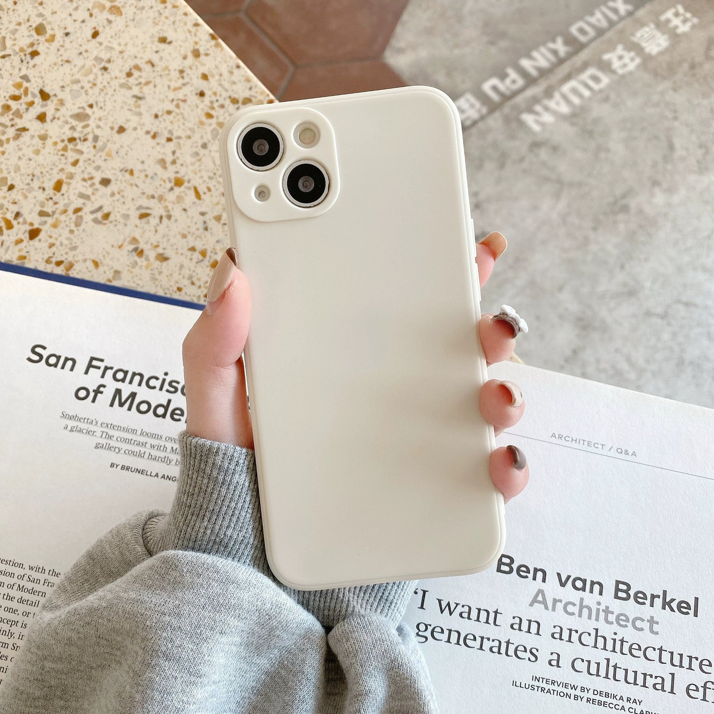 iPhone 11 Back Cover Case (TPU) Antique White