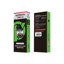 Vaporesso XROS Pods | 4-Pack（Corex 0.8Ω Mesh 2mL）